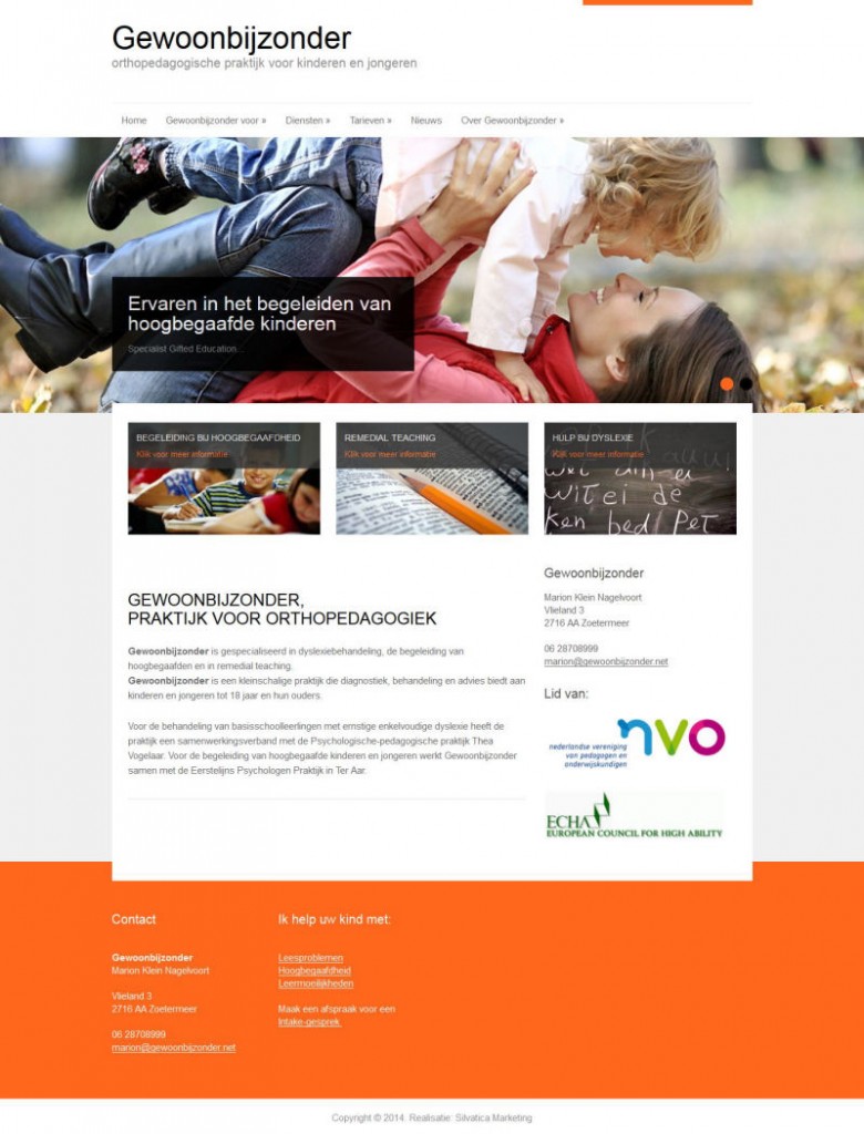 Nieuwe Website gewoonbijzonder.net
