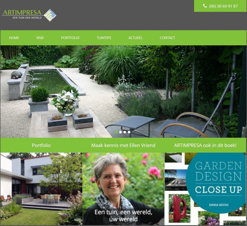 ARTIMPRESA studio voor tuinvormgeving I Eindhoven' - www_artimpresa_nl