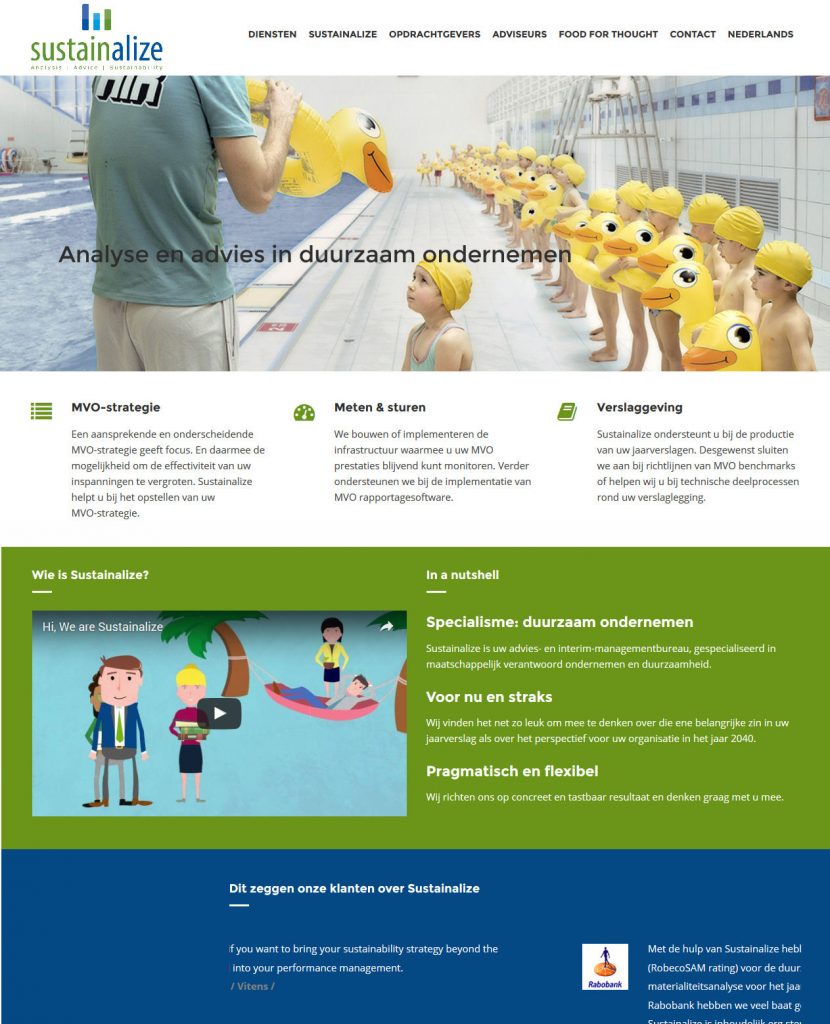 sustainalize website